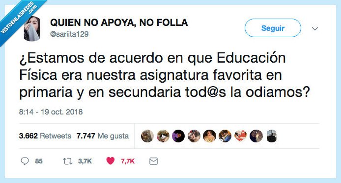 primera hora,e.f,asignatura,horrrible,sudar NO hamburguesas SI