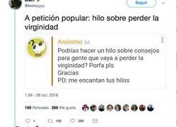 Enlace a Cosas que debes (o deberías haber sabido) antes de perder la virginidad, por @leslieyyyy