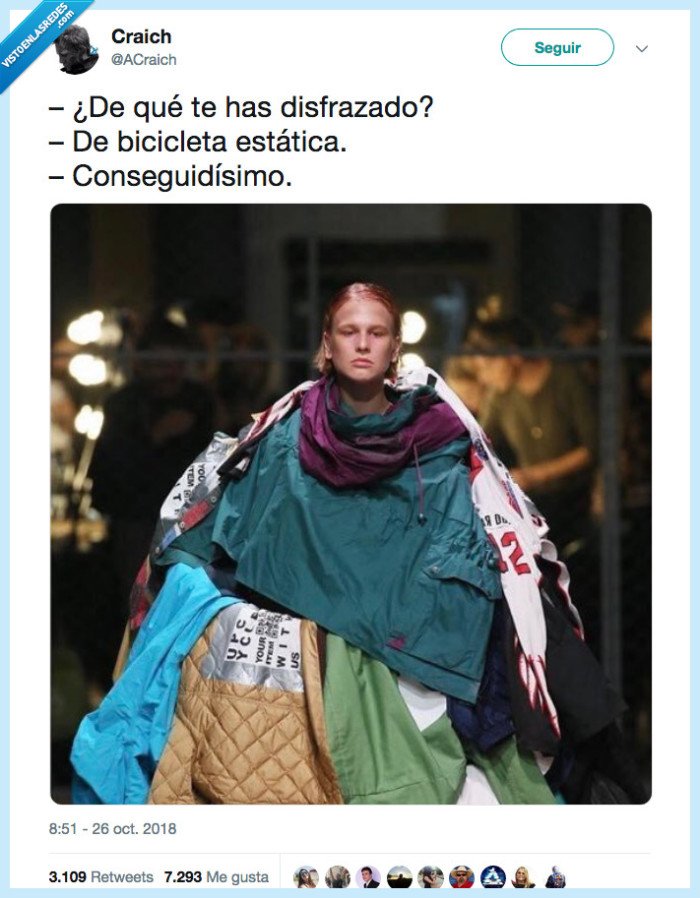 disfraz,clavado,máquina de hacer deporte que está en la habitación y es complicada de escribi,cicloestatil?