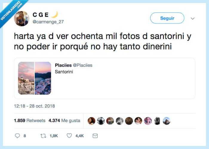 dinero,santorini,fotos