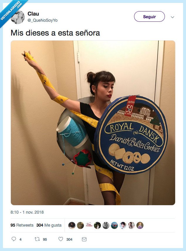 disfraz,galleta,caja