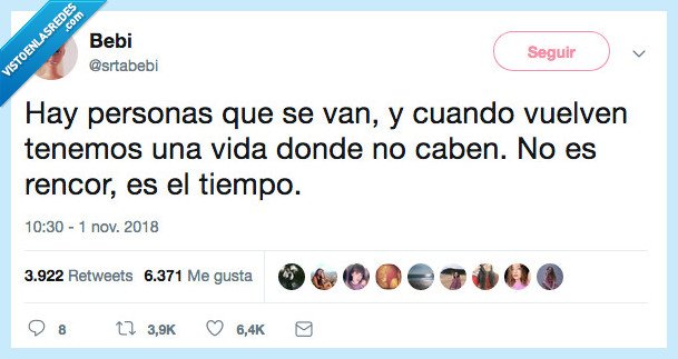 personas,se van,vida,rencor,tiempo