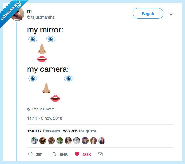 espejo,cámara
