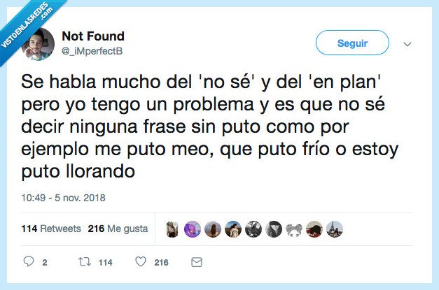 yo,nose,en plan frase,put0