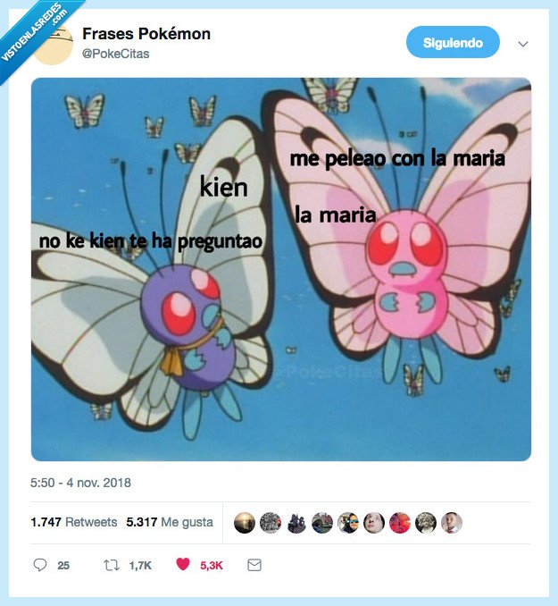 501050 - Si el butterfly te vacila tú te callas y lo asimilas, por @PokeCitas