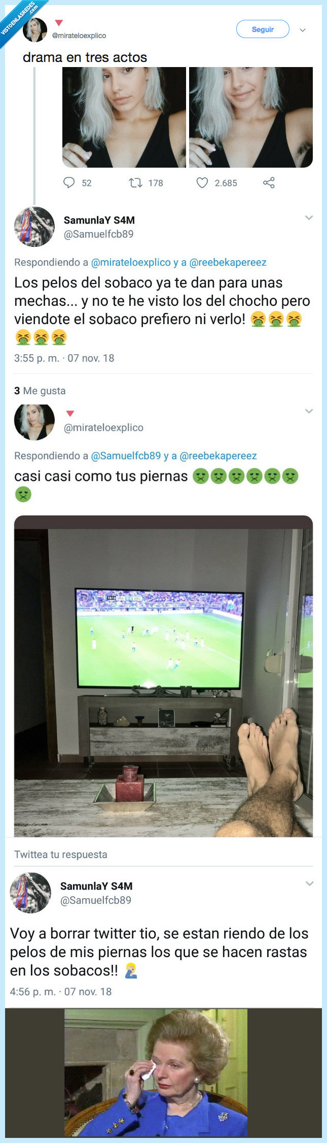 llorar,borra,r,pelos en los sbacos