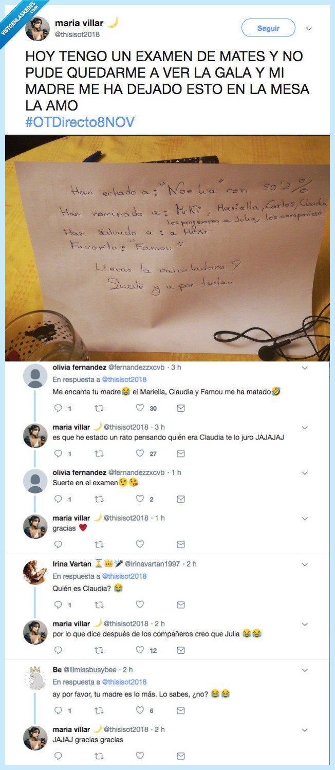 madre,examen,mates,gala