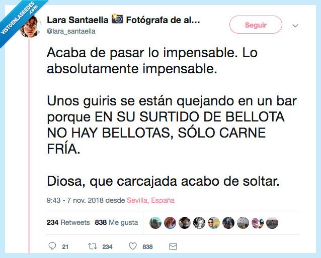 bellota,donde está,embutido