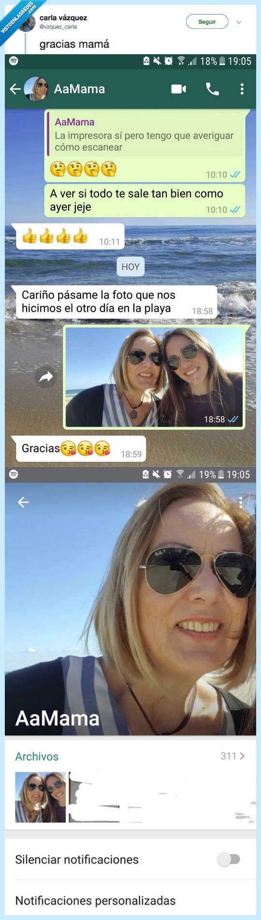 madre,foto de perfil