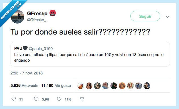 salir,fiessta,multiplicar dinero