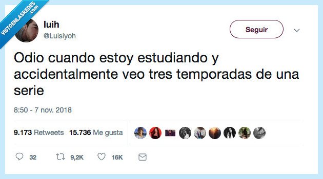 odio,estudiar,series,temporadas,accidente