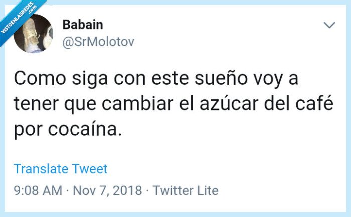 Sueño,café,drogas duras