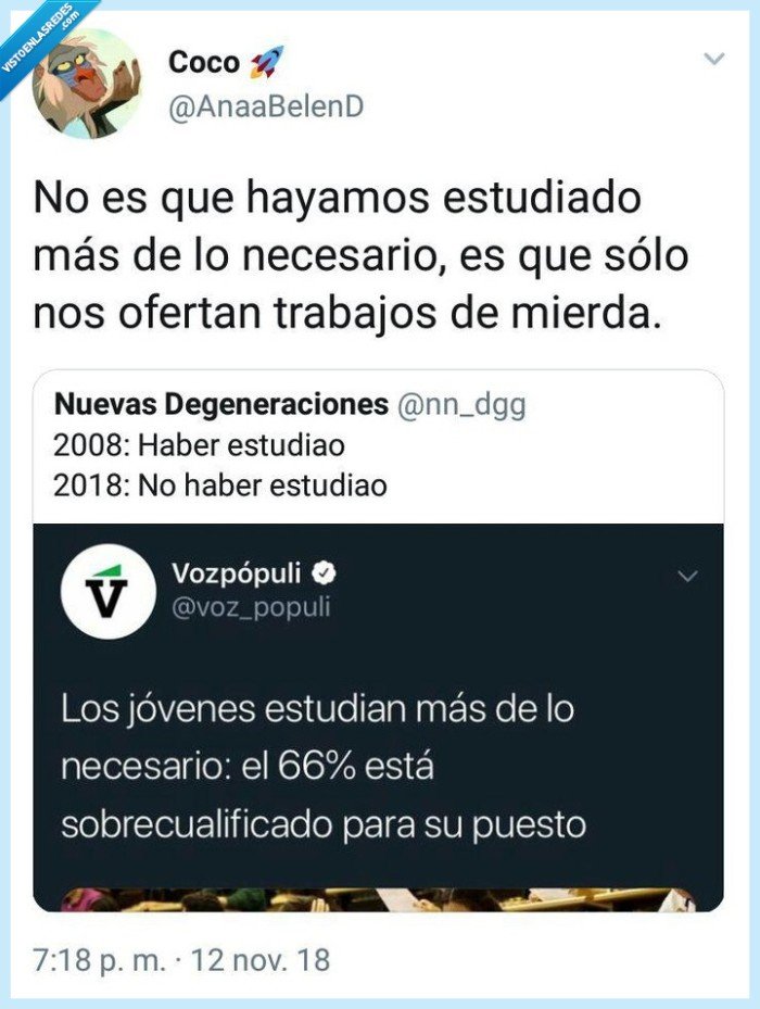 Educación,Trabajo,Timo