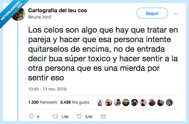 Tratar los celos en pareja, por @nuria_Nm2 Tratar los celos en pareja, por @nuria_Nm2