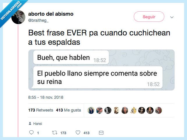 hablar,cuchichear,pueblo llano