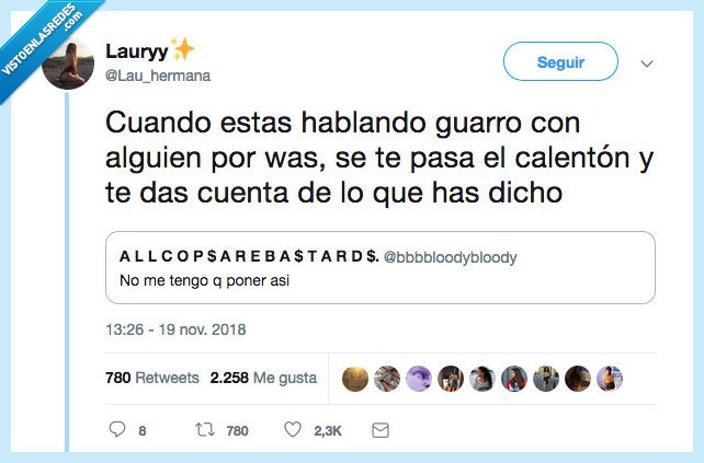 echa el freno,whatsapp,hablar