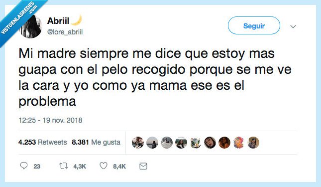 problema,madre,decir,pelo recogido