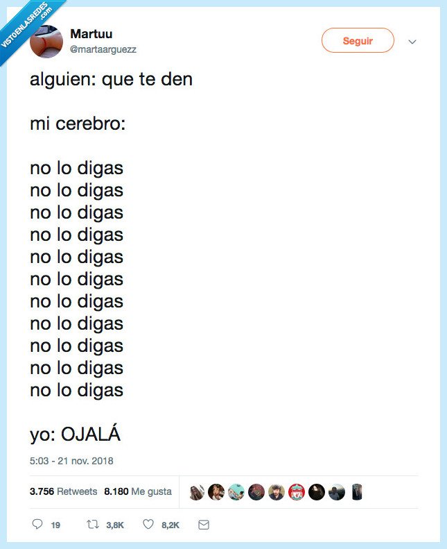 decir,ya lo he dicho,no,OJALÁ