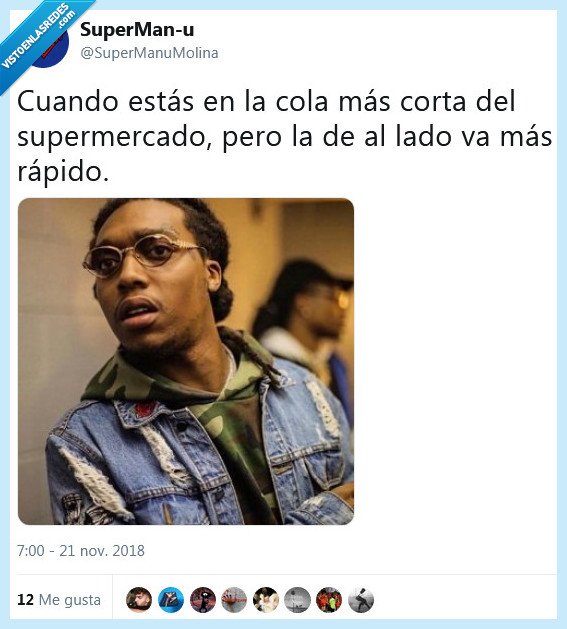 cola,supermercado,rápido