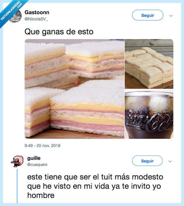 sandwich,cocacola,invitar