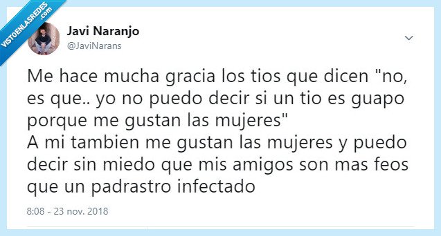 twitter,amigos,sexo,hombre,mujer,feo,guapo,poco agraciados la verdad