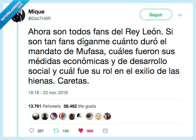 rey leon,fan