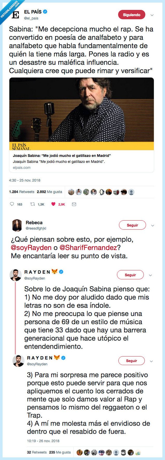 rap,joaquin sabina,declaraciones