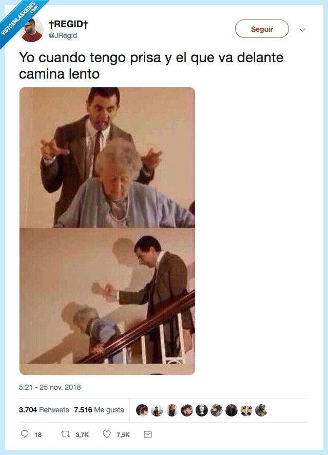 ganas de matar aumentando,prisa,caminar