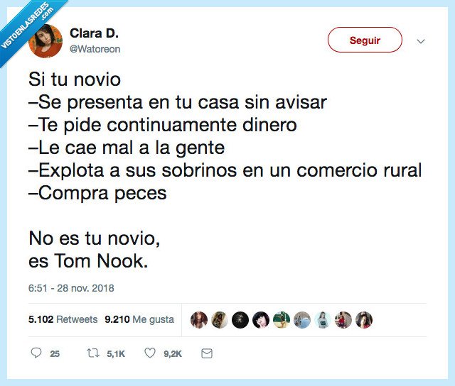 tom nook,novio,no mola