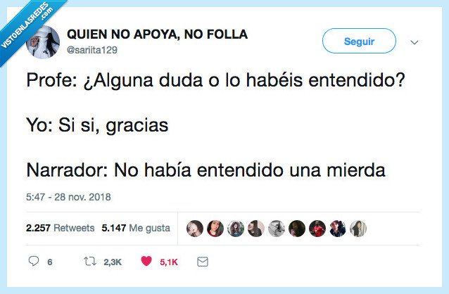 narrador,caca,entender