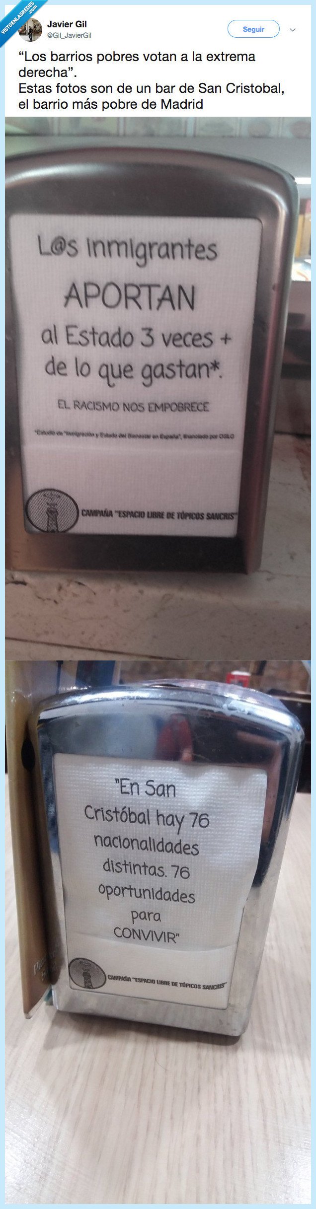 servilleteros,bar,madrid