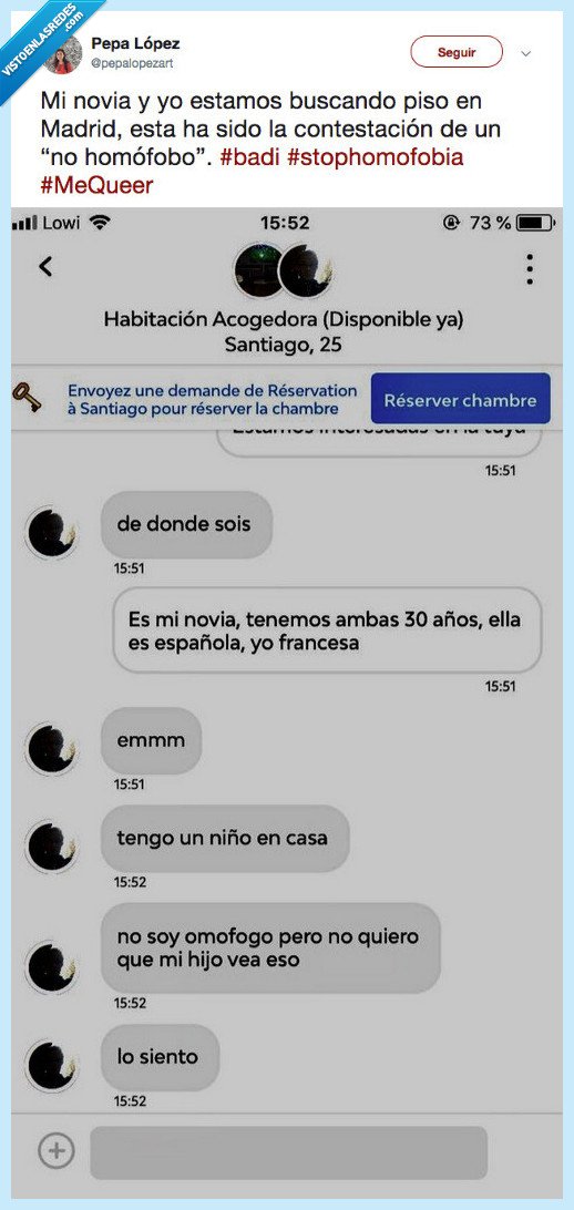 novia,homofobia,piso,madrid