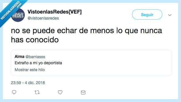 lo que nunca fui,no puedo echar de menos