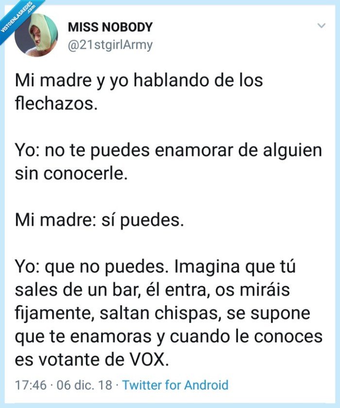 Amor,citas,flechazo,política,Twitter