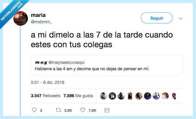 decir,echar de menos,tarde