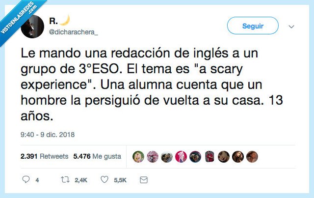 tristr,tema,redacción,concienciación