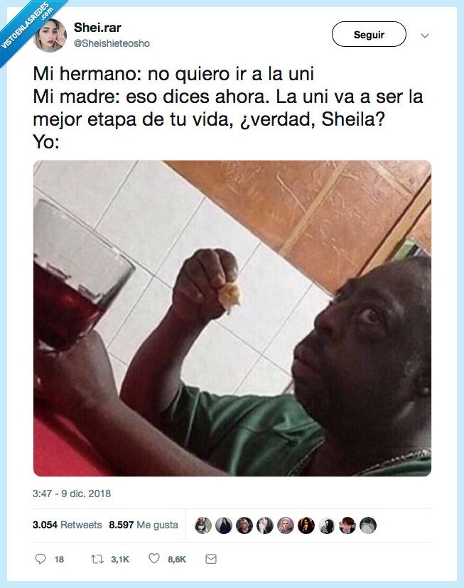 sheila lo peor es que lo es luego se pone todo cuesta abajo no dejes nunca la universidad