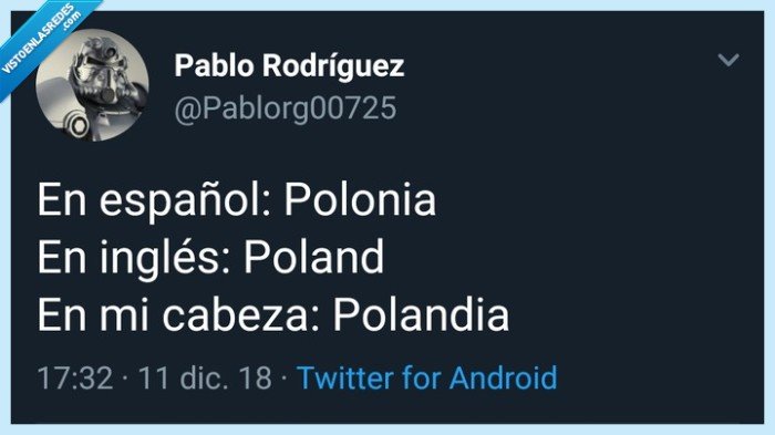 Polonia,ingl&eacute;s,espa&ntilde;ol,vistoenlasredes