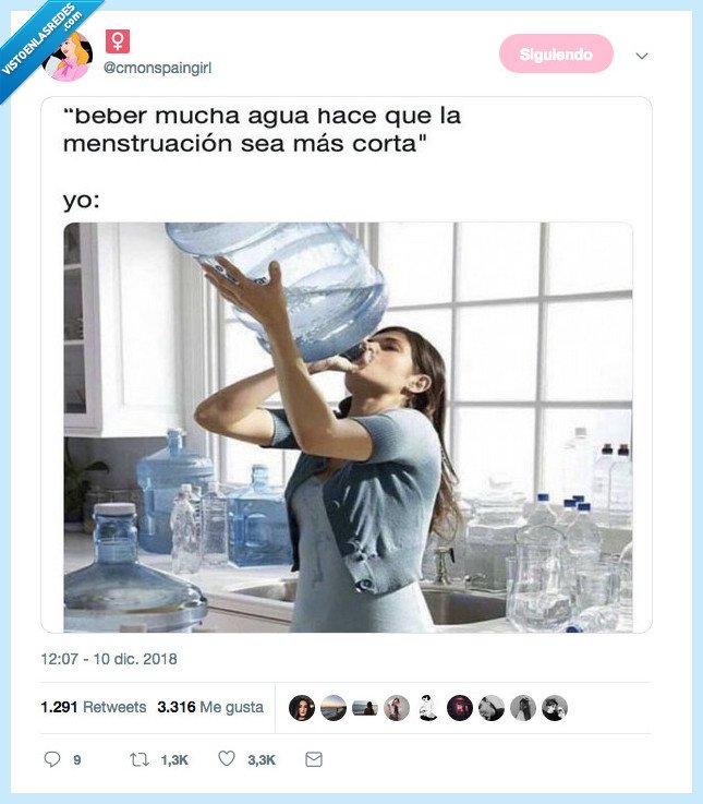 agua,menstruación,corta