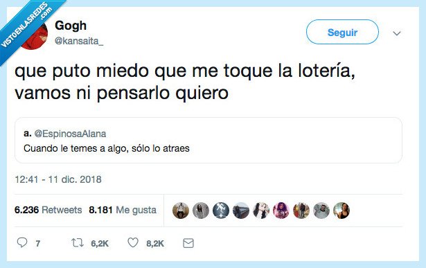 loteriafobia,tener,que miedo