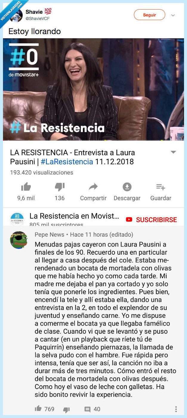 resistencia,llorar,laura pausini