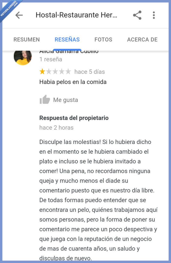 #Restaurante #Gentesinverguenza