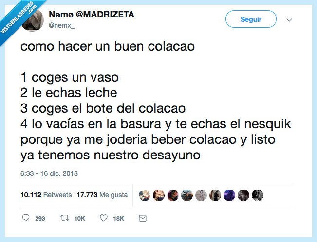 el colacao es 1000000 veces mejor,nesquick,ehhh NO