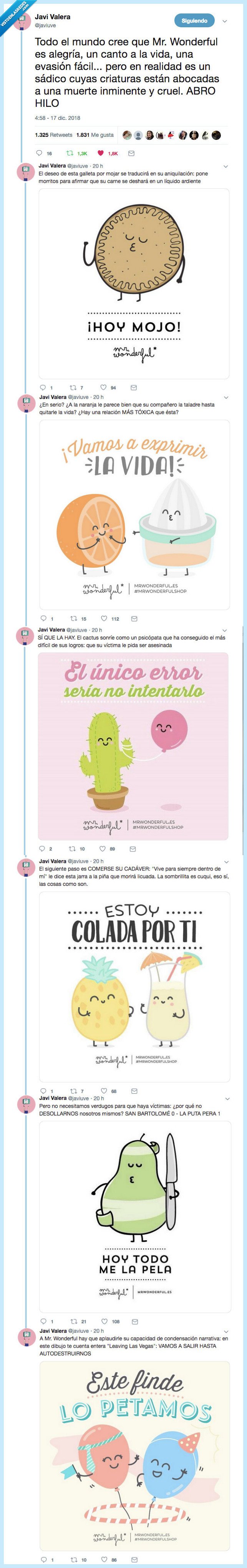 mr wonderful,monigotes,canto