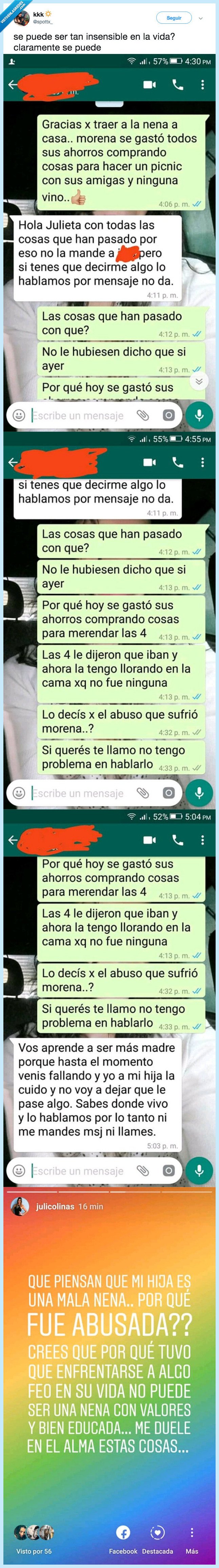 motiov,niña,injusta