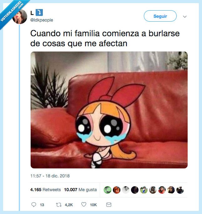 familia,comezar,burlarse