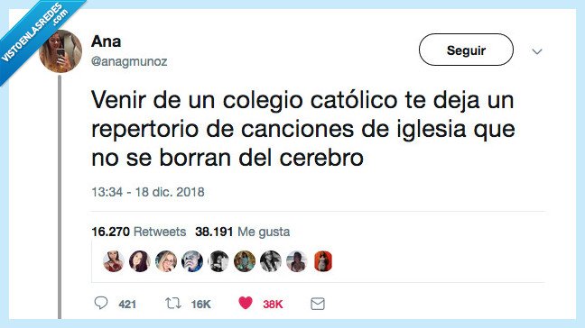 canciones,monjas,catolico,yo tengo un amigo que me amaaaa,si tu no has ido a un colegio de monjas pero tus amigos si... te acompaño en el sentimiento