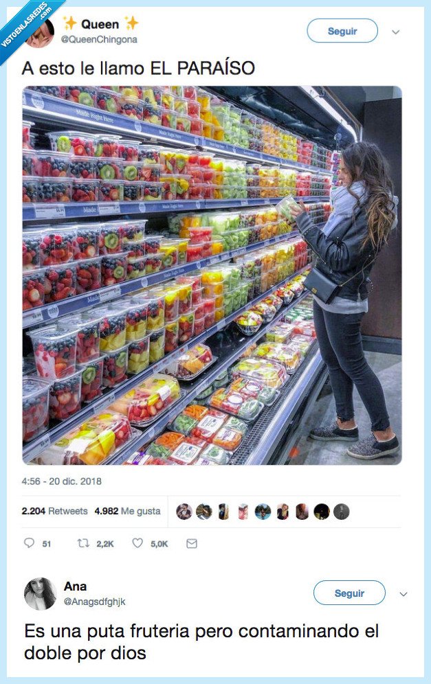 fruteria,paraíso,contaminar