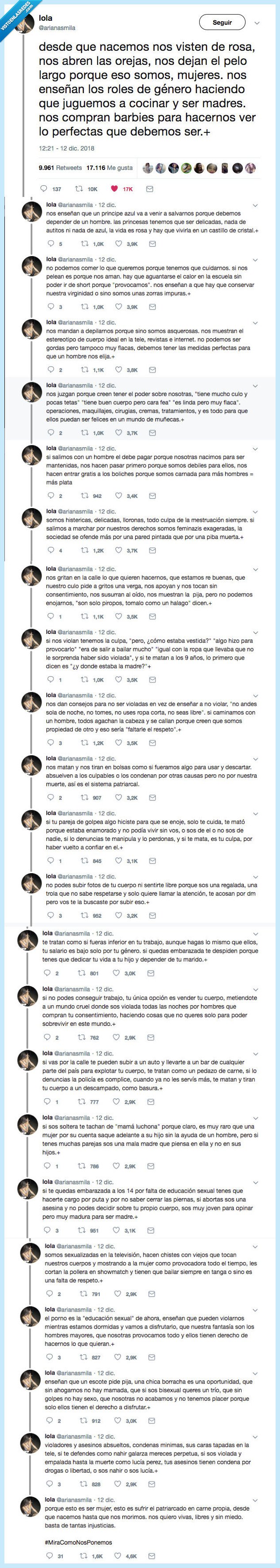 sufrir injusticias,destinadas,niñas