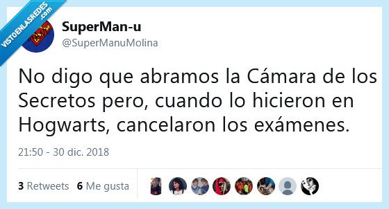 cámara de los secretos,hogwarts,exámenes